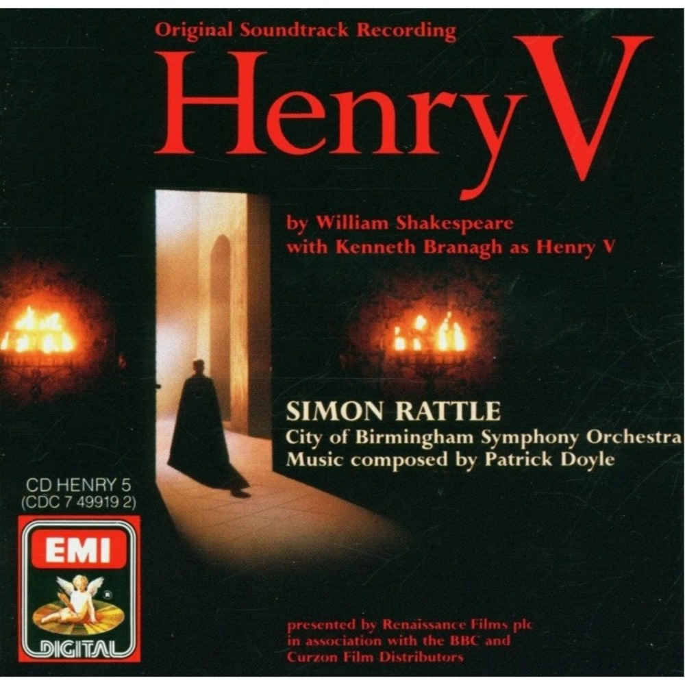 Henry V Original Soundtrack CD Patrick Doyle Simon Rattle EMI FREE SHIP